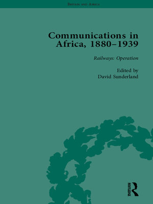 cover image of Communications in Africa, 1880--1939, Volume 3